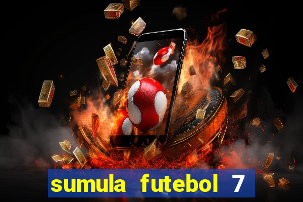 sumula futebol 7 society excel